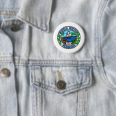 Boca Raton Florida Ronde Button 5,7 Cm (In situ)