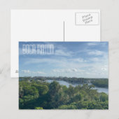 Boca Raton Florida Schilderachtig Uitzicht Briefka Briefkaart (Voorkant / Achterkant)