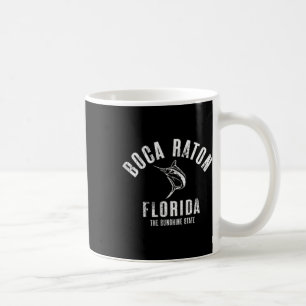Boca Raton Florida Strand Fl Retro Vintage Strand Koffiemok