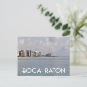 Boca Raton Florida stranscène Briefkaart (Staand voorkant)