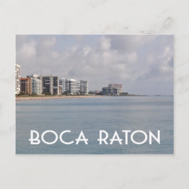 Boca Raton Florida stranscène Briefkaart