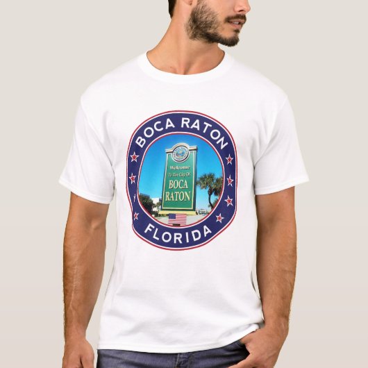 Boca Raton, Florida T-shirt (Voorkant)
