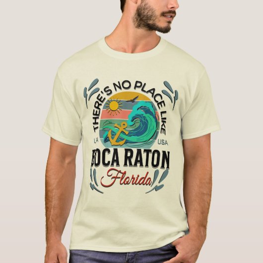 Boca Raton, Florida T-shirt (Voorkant)