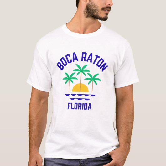 Boca Raton Florida T-Shirt (Voorkant)