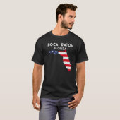 Boca Raton Florida Verenigde Staten T-shirt (Voorkant volledig)