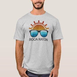 Boca Raton Florida Zonnebrillen T-shirt