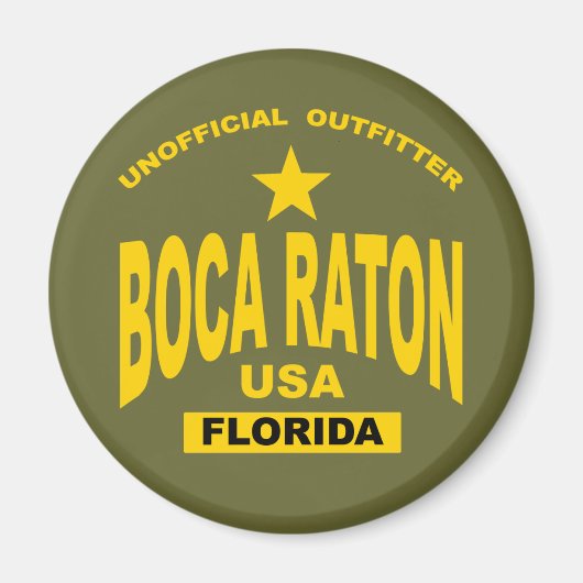 Boca Raton Magneet (Voorkant)