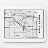 Boca Raton Map Muismat (Voorkant)