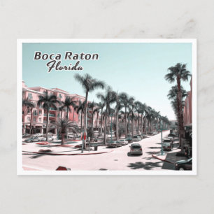 BOCA RATON - PALM BEACH FLORIDA BRIEFKAART