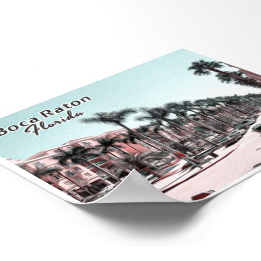 BOCA RATON - PALM BEACH FLORIDA POSTER (Hoek)