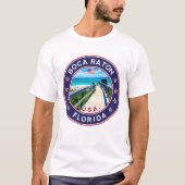 Boca Raton, strand van Florida T-shirt (Voorkant)
