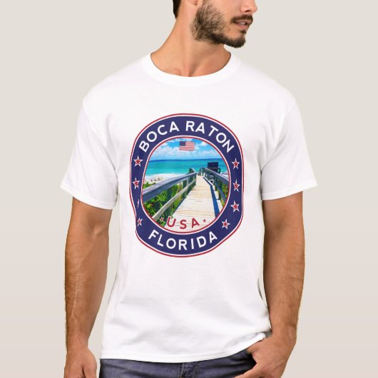 Boca Raton, strand van Florida T-shirt (Voorkant)
