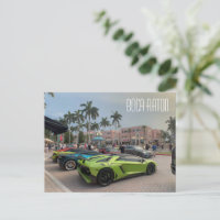 Boca Raton Supercars Briefkaart