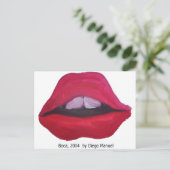 Boca van Diego Manuel Briefkaart (Staand voorkant)