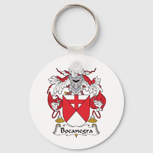 Bocanegra Family Crest Sleutelhanger (Voorkant)
