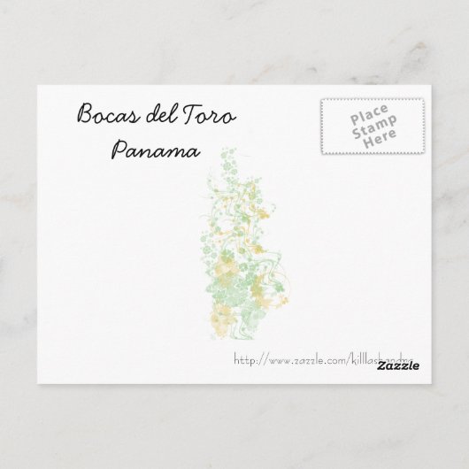 Bocas del Toro Briefkaart (Achterkant)