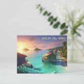 Bocas Del Toro Panama Reizen Briefkaart (Staand voorkant)