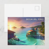 Bocas Del Toro Panama Reizen Briefkaart (Voorkant / Achterkant)