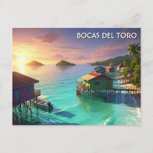 Bocas Del Toro Panama Reizen Briefkaart