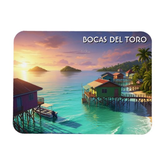 Bocas Del Toro Panama Reizen Magneet (Horizontaal)