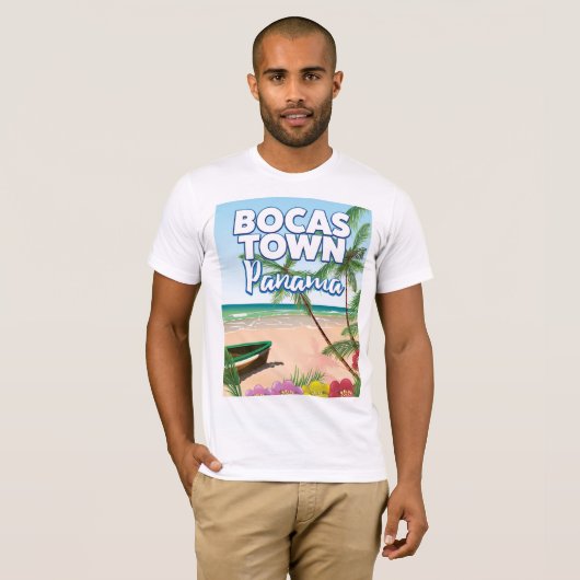 Bocas Town Panama Beach T-shirt (Voorkant volledig)