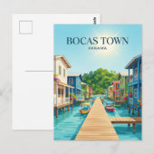 Bocas Town Panama Briefkaart (Voorkant / Achterkant)