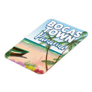 Bocas Town Panama strand reisposter Magneet