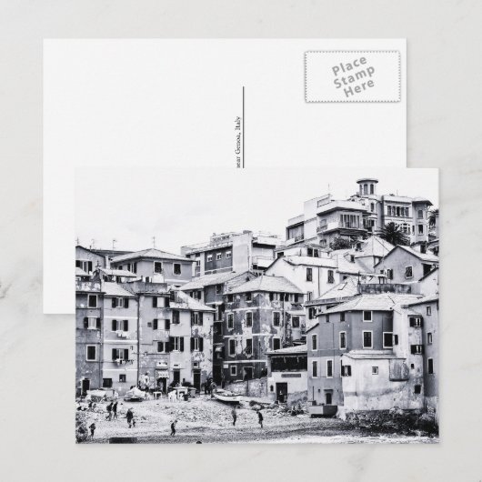 Boccadasse, Briefkaart Italië (Voorkant / Achterkant)