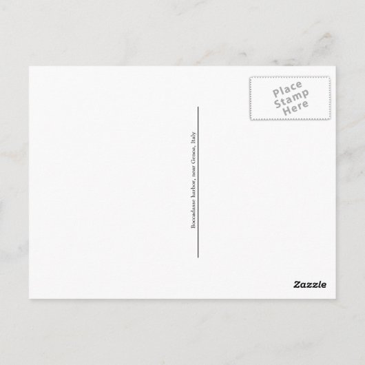 Boccadasse, Briefkaart Italië (Achterkant)