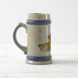 Boccale di birra herdenkingsscudetto Napoli Bierpul