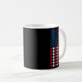 Bocce Amerikaanse vlag 2 Koffiemok (Voorkant rechts)