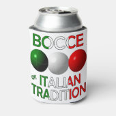 Bocce an Italian Tradition Blikjeskoeler (Blikje Achterkant)