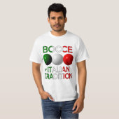 Bocce an Italy Tradition T-Shirt (Voorkant volledig)