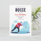 Bocce Bal Kaart (Staand voorkant)