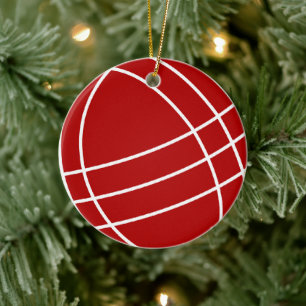 Bocce bal kerstboom ornament