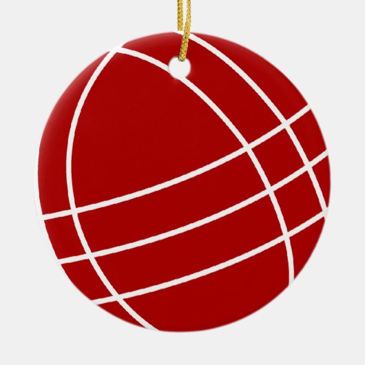 Bocce bal kerstboom ornament (Voorkant)
