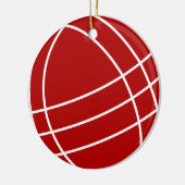 Bocce bal kerstboom ornament (Links)