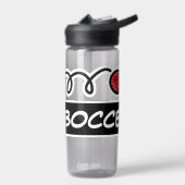 Bocce-bal met gepersonaliseerde naam waterfles (Links)