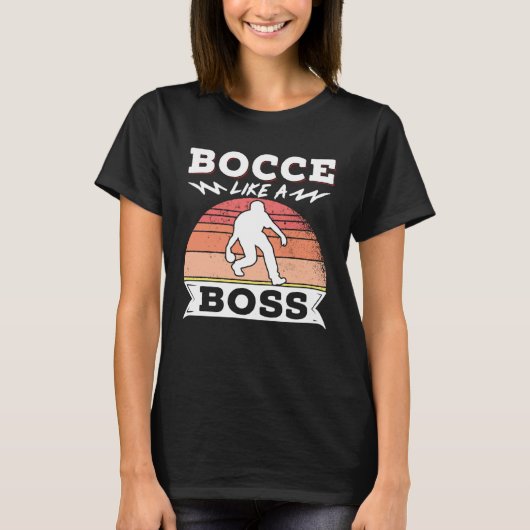 Bocce Ball Bocce Player 22 T-shirt (Voorkant)