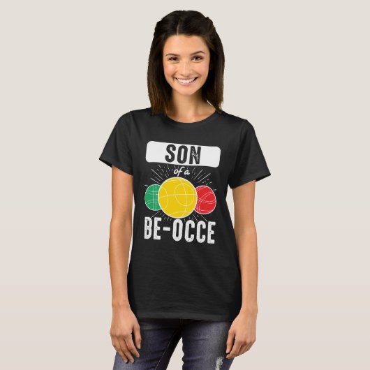 Bocce Ball Bocce Player 24 T-shirt (Voorkant volledig)