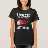 Bocce Ball Bocce Player 2 T-shirt (Voorkant)