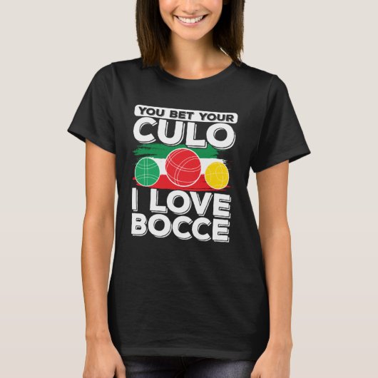 Bocce Ball Bocce Player  5 T-shirt (Voorkant)
