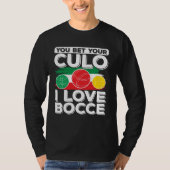 Bocce Ball Bocce Player 5 T-shirt (Voorkant)
