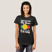 Bocce Ball Bocce Speler 1 T-shirt (Voorkant volledig)