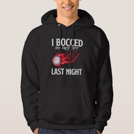 Bocce Ball Bocce Speler 2 Hoodie (Voorkant)