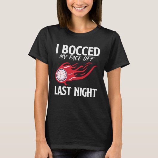 Bocce Ball Bocce Speler 2 T-shirt (Voorkant)