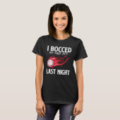 Bocce Ball Bocce Speler 2 T-shirt (Voorkant volledig)