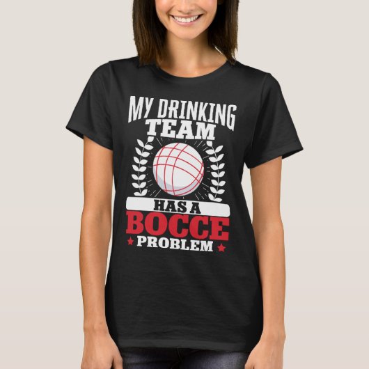 Bocce Ball Bocce Speler 4 T-shirt (Voorkant)