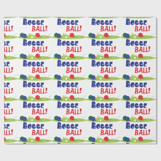Bocce Ball Cadeaupapier (Vlak)