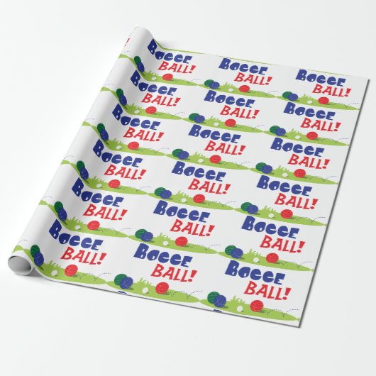 Bocce Ball Cadeaupapier (Uitgerold)